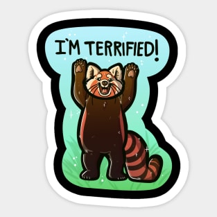 I'm terrified! Sticker